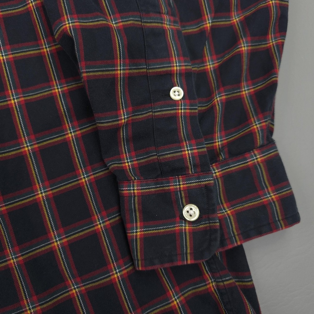 Ralph Lauren Shirt Mens 3XLT Black Plaid Long Sleeve Blake Cotton Button Down - Picture 4 of 11